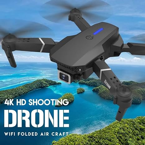 Drones with Camera for Adults Beginners Kids,Foldable Drone with 1080P HD Camera, RC Quadcopter - FPV Live Video, Altitude Hold, Headless Mode,