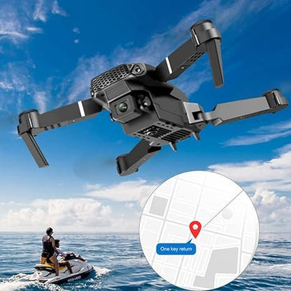 Drones with Camera for Adults Beginners Kids,Foldable Drone with 1080P HD Camera, RC Quadcopter - FPV Live Video, Altitude Hold, Headless Mode,