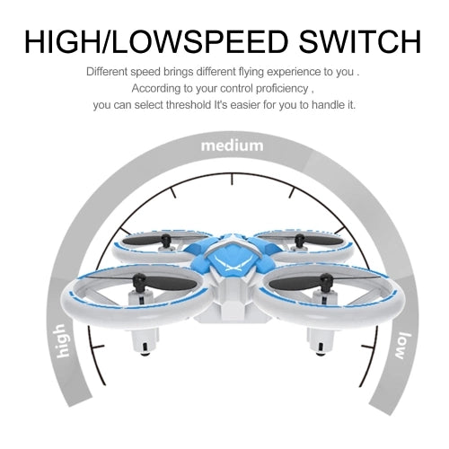 Mini Drone RC Quadcopter with Function Auto Hover LED Breathing Light One-key Take-off and Landing