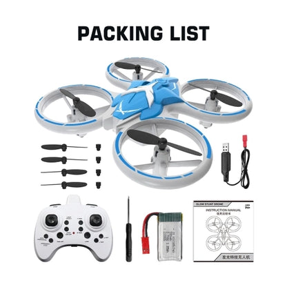 Mini Drone RC Quadcopter with Function Auto Hover LED Breathing Light One-key Take-off and Landing