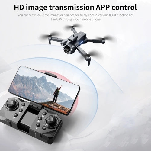 LS-S1S 6K Camera Remote Control Drone with Obstacle Avoidance Optical Flow Positioning Gesture Photography with Storage Bag