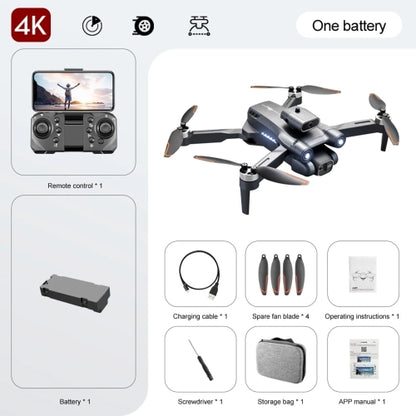 LS-S1S 6K Camera Remote Control Drone with Obstacle Avoidance Optical Flow Positioning Gesture Photography with Storage Bag