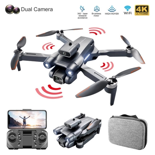 LS-S1S 6K Camera Remote Control Drone with Obstacle Avoidance Optical Flow Positioning Gesture Photography with Storage Bag